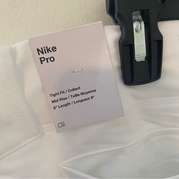 New Men’s Nike Pro Core Baseball Pants Tight Fit Mid Rise Size 3XL White - Picture 4 of 6